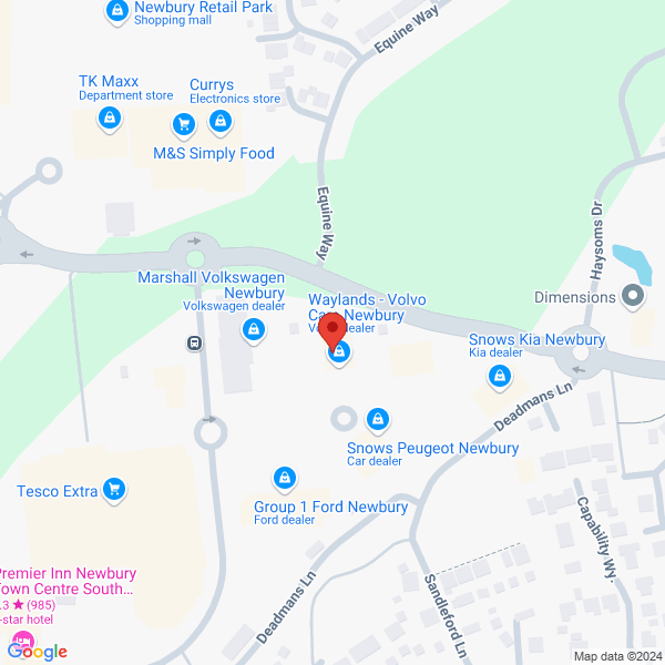 Map of Waylands Newbury located in NEWBURY, RG14 7HT