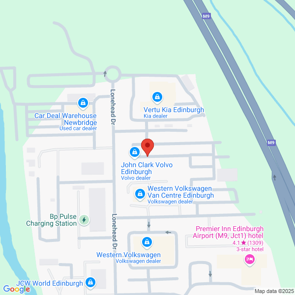 Map of John Clark Edinburgh located in 6 Lonehead Drive
 Newbridge Edinburgh, EH28 8TG