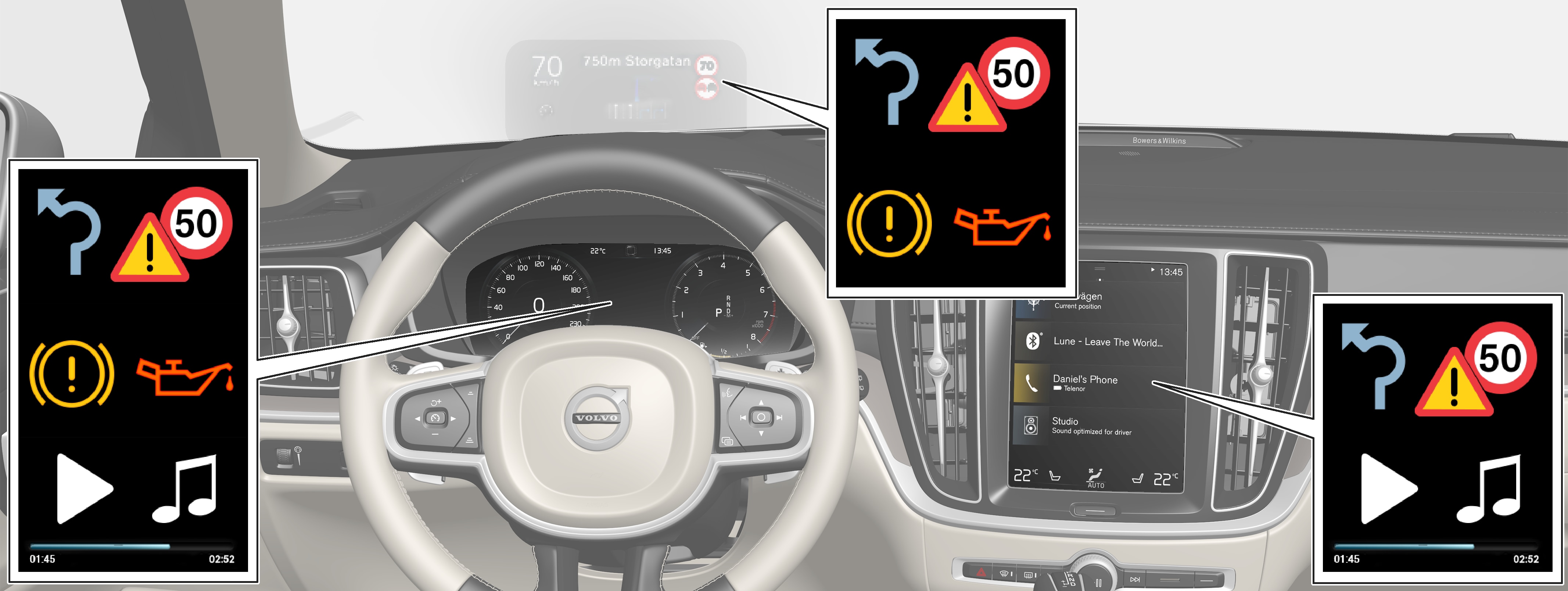 V90 Head-up display