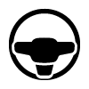 Steering-related fault symbol