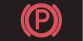 P3 V60H Symbol parkeringsbroms åtdragen-text