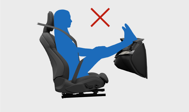 Incorrect sitting posture