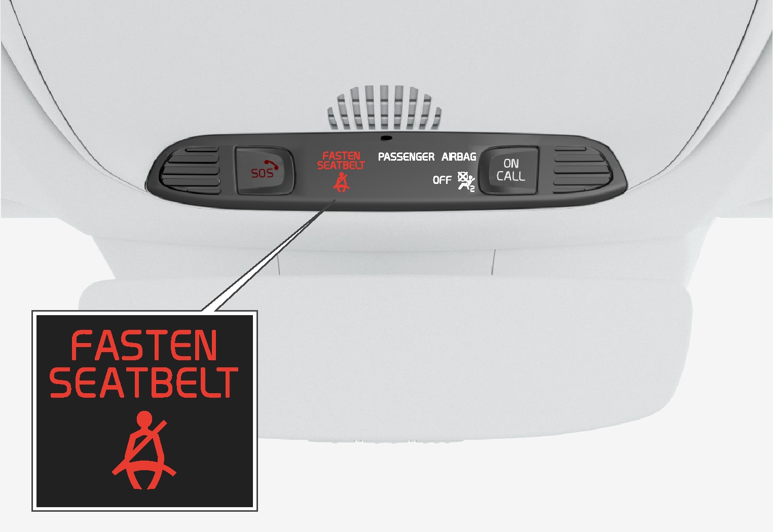PS-1926-Safety–Overhead console belt reminder