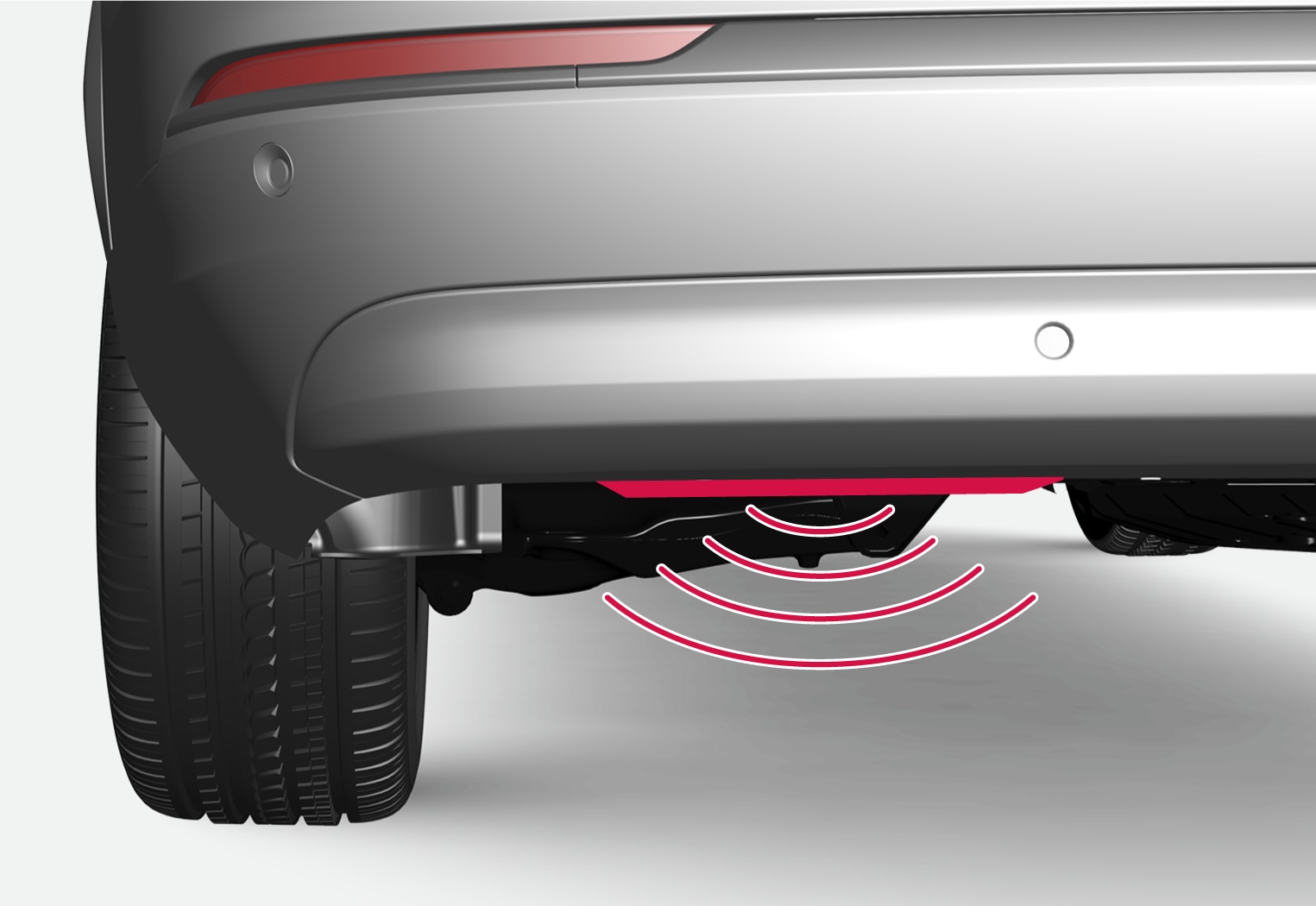 XC90 Recharge Plug-in Hybrid Operating the tailgate with a foot movement