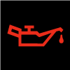 Low oil pressure symbol