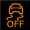 Electronic stability control off symbol