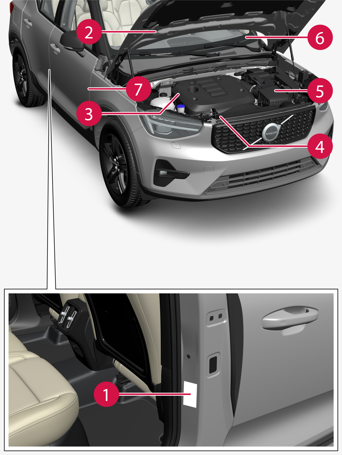 Px-2417-XC40HEV-Type designations, locations, China and Korea