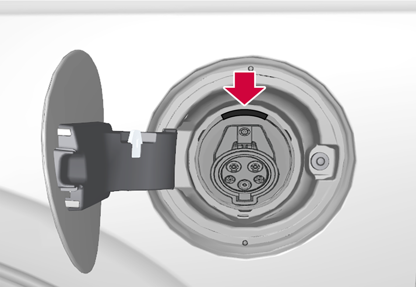 P5-2046-XC90H-LED indicator for charging (JPN/KOR)