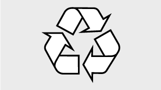 Štítok s informáciami o správnej recyklácii