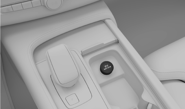 12 V outlet in the center console