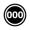 Automatic speed limiter symbol