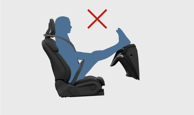 Incorrect sitting posture