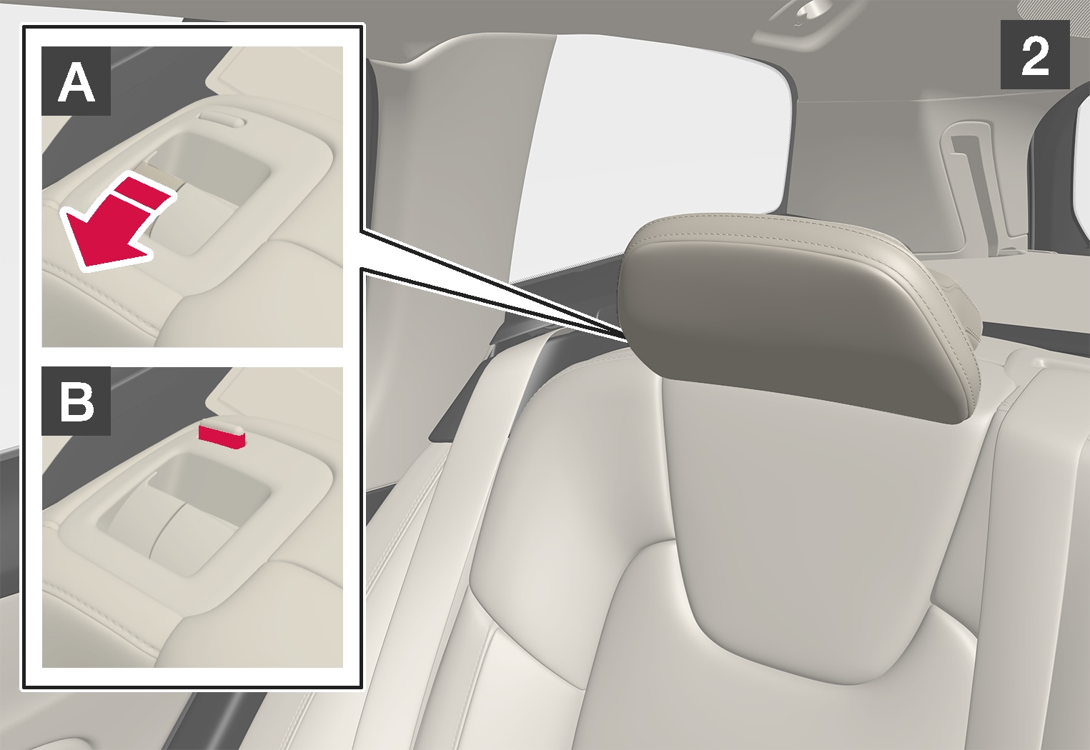 Opuszczanie Oparć Tylnych Siedzeń* | Tylne Pasy Bezpieczeństwa | Fotele I Kierownica | V60 2019 | Pomoc Volvo