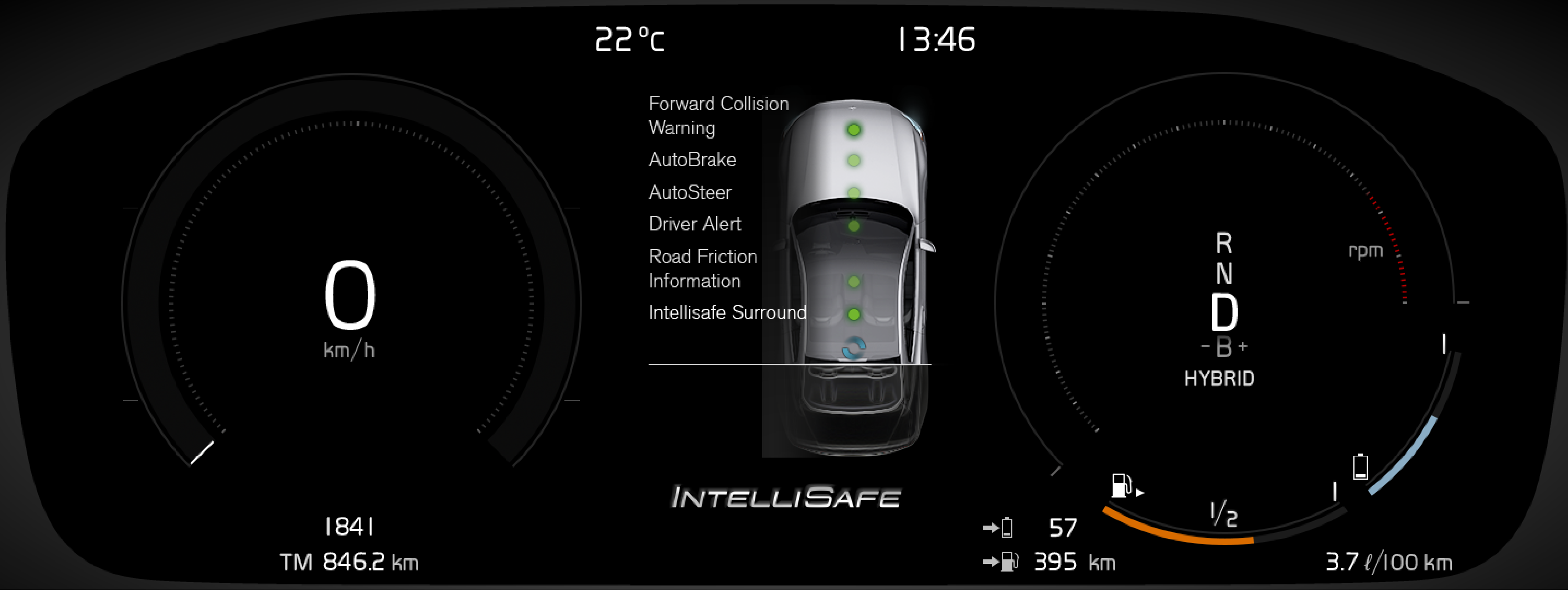 PS-1926-IntelliSafe security check in driver display