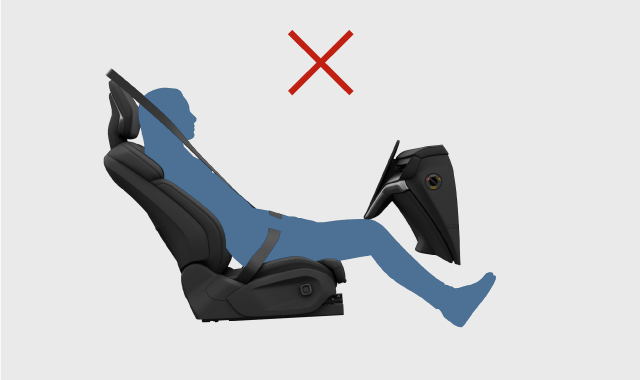 Incorrect sitting posture