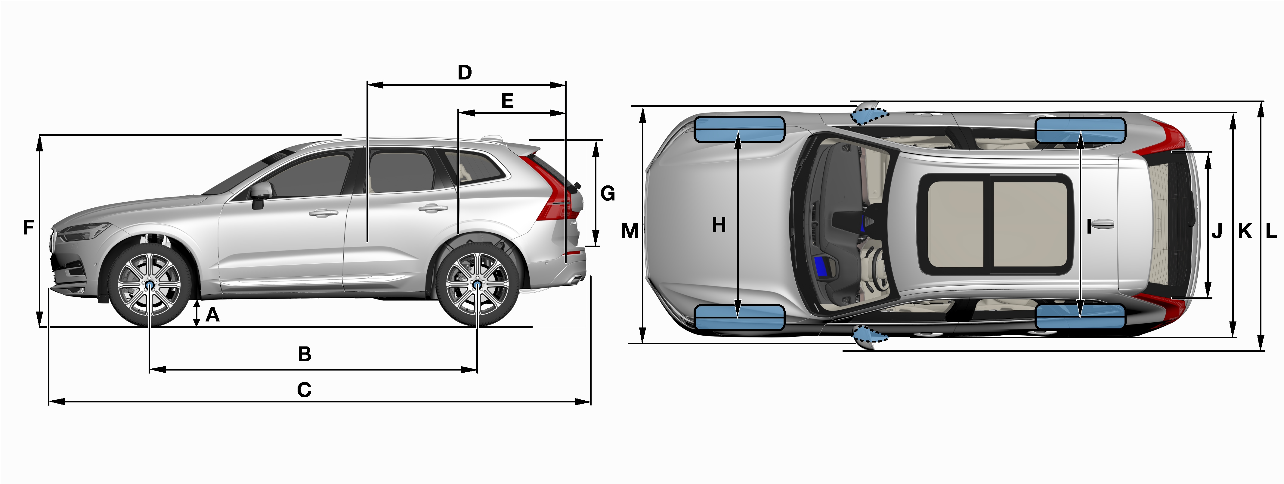 Volvo xc60 размеры авто autoinstructors.ru портал для автолюбителей