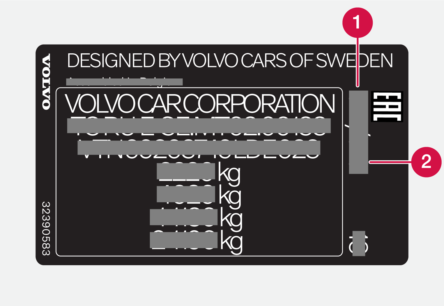 S60 Коды цвета | Volvo Support RU-MD