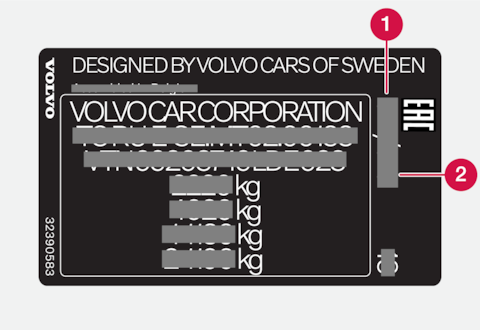 Коды цветов volvo s60