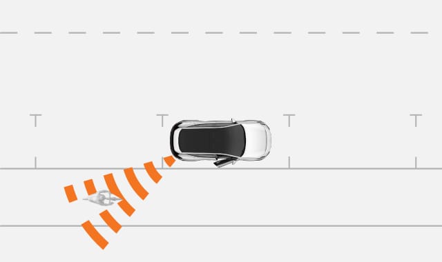 Door opening alert detection areas