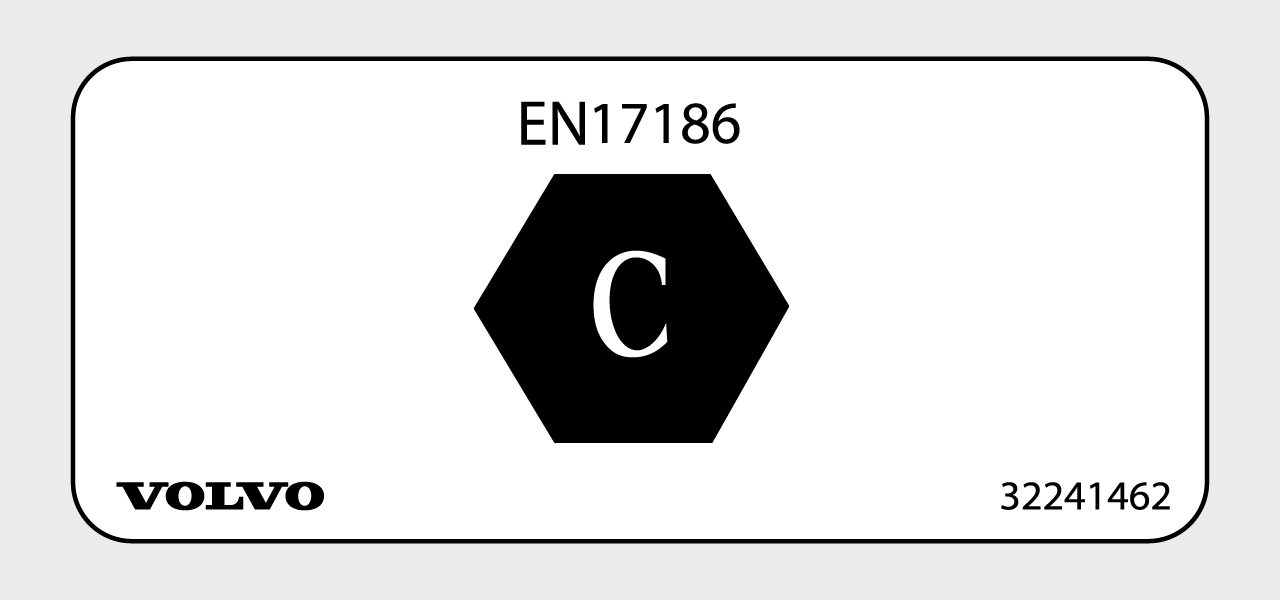 Identificatielabel laadcompatibiliteit.