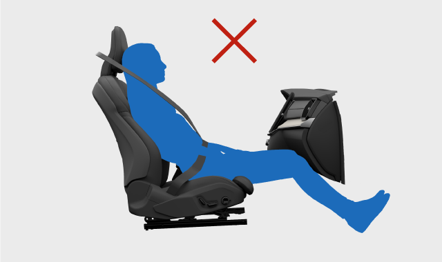 Incorrect sitting posture