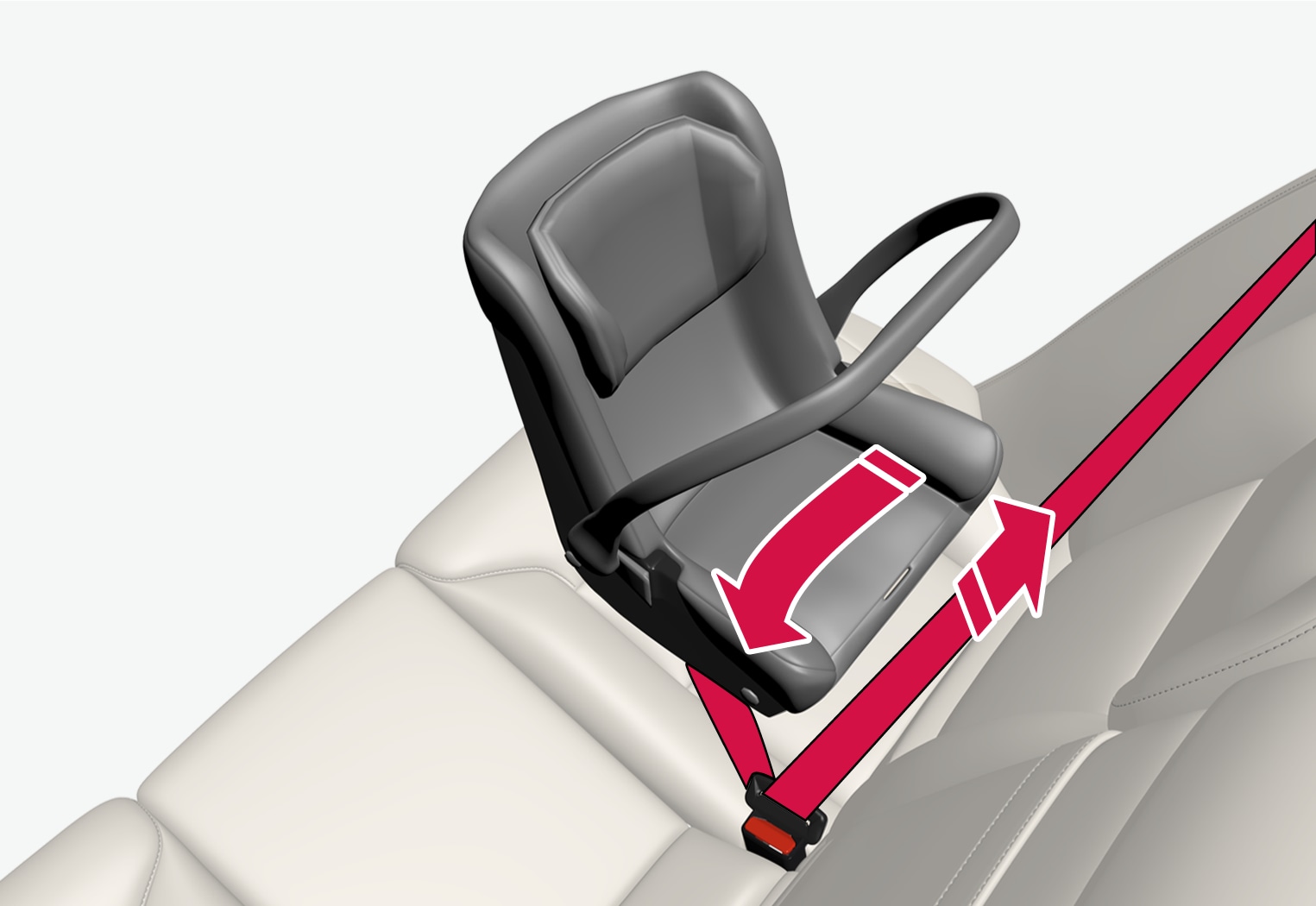 S60 Recharge Plug-in Hybrid i-Size/ISOFIX mounting points for child seats