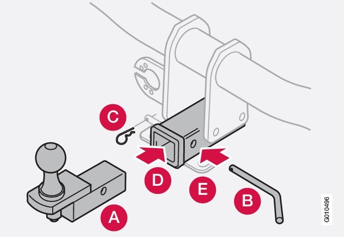 Detachable trailer hitch