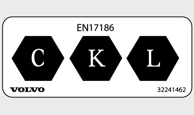 Charging compatibility identification label.