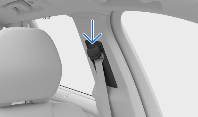 Seatbelt height adjustment