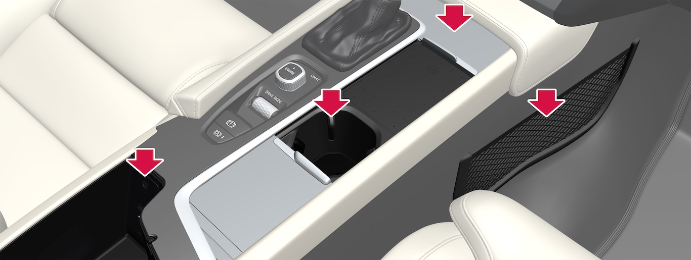 P5-2017-S/V90-Overview tunnel console