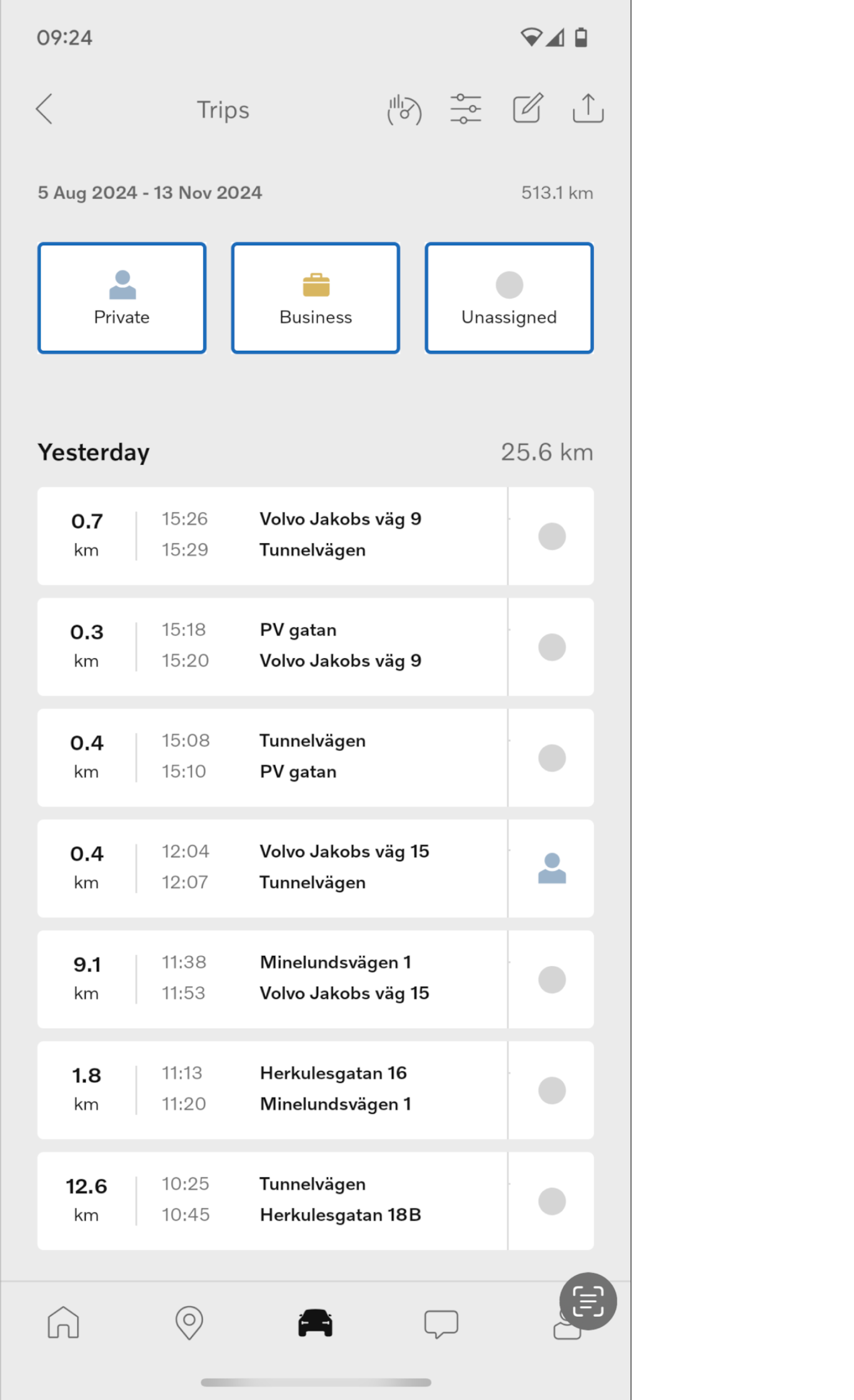 5.48 driving journ category filters