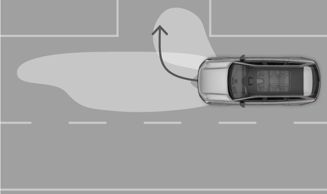 Typical function of cornering lights