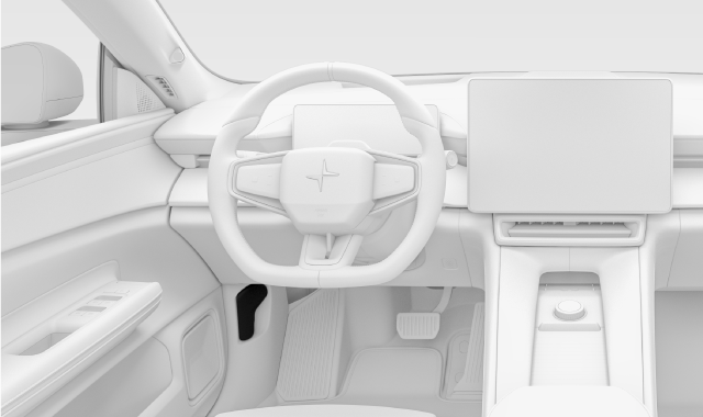 Interior bonnet lever location