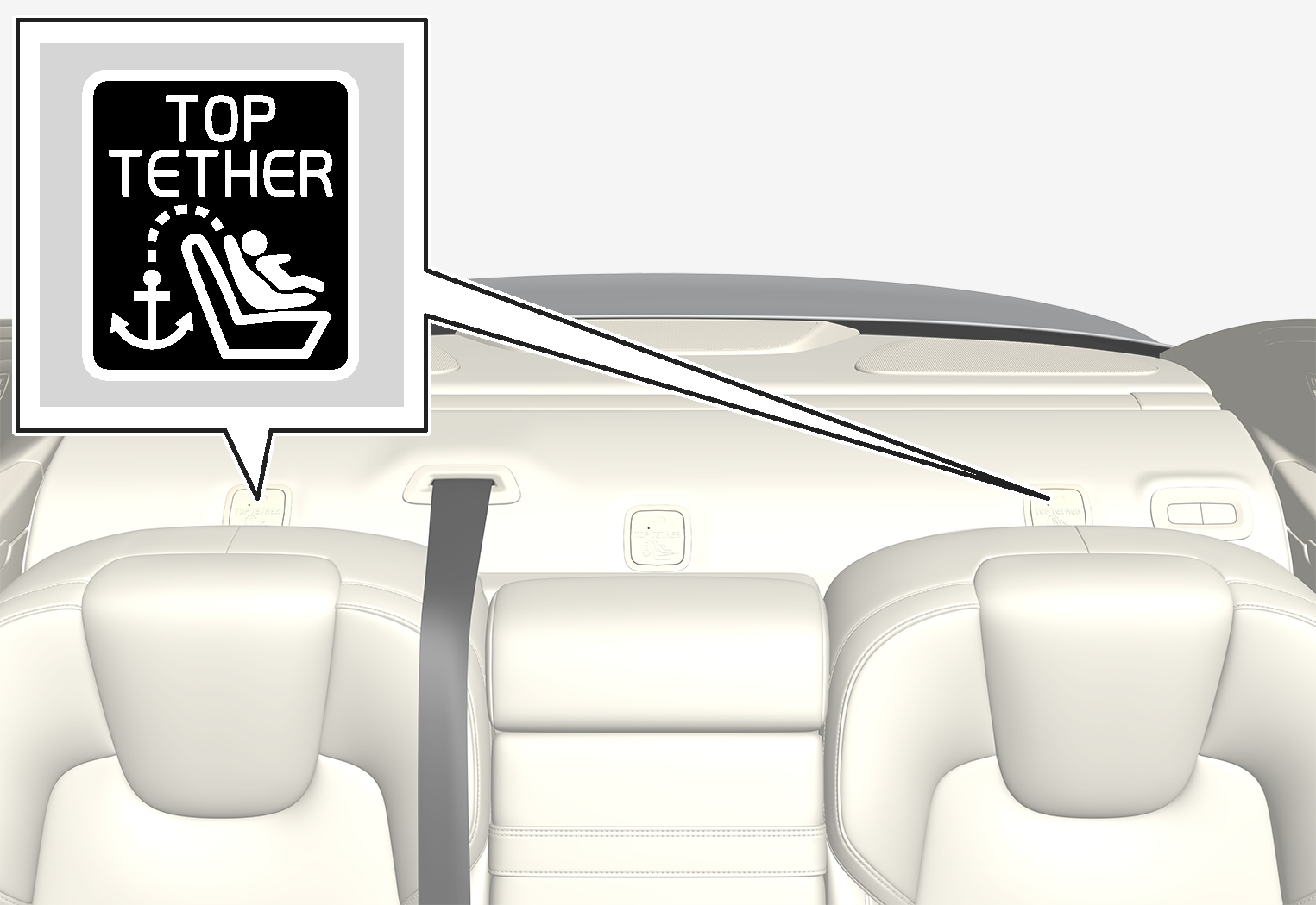 Volvo s60 child clearance seat