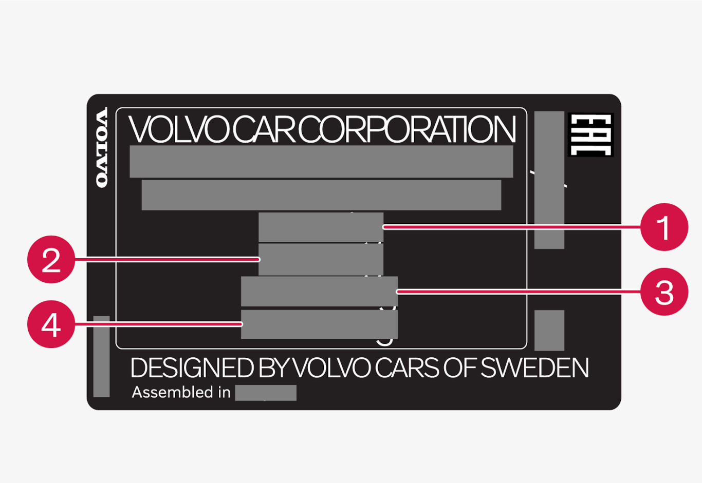 Px-2446-Product decal, with 4 annotations for weights - Russia