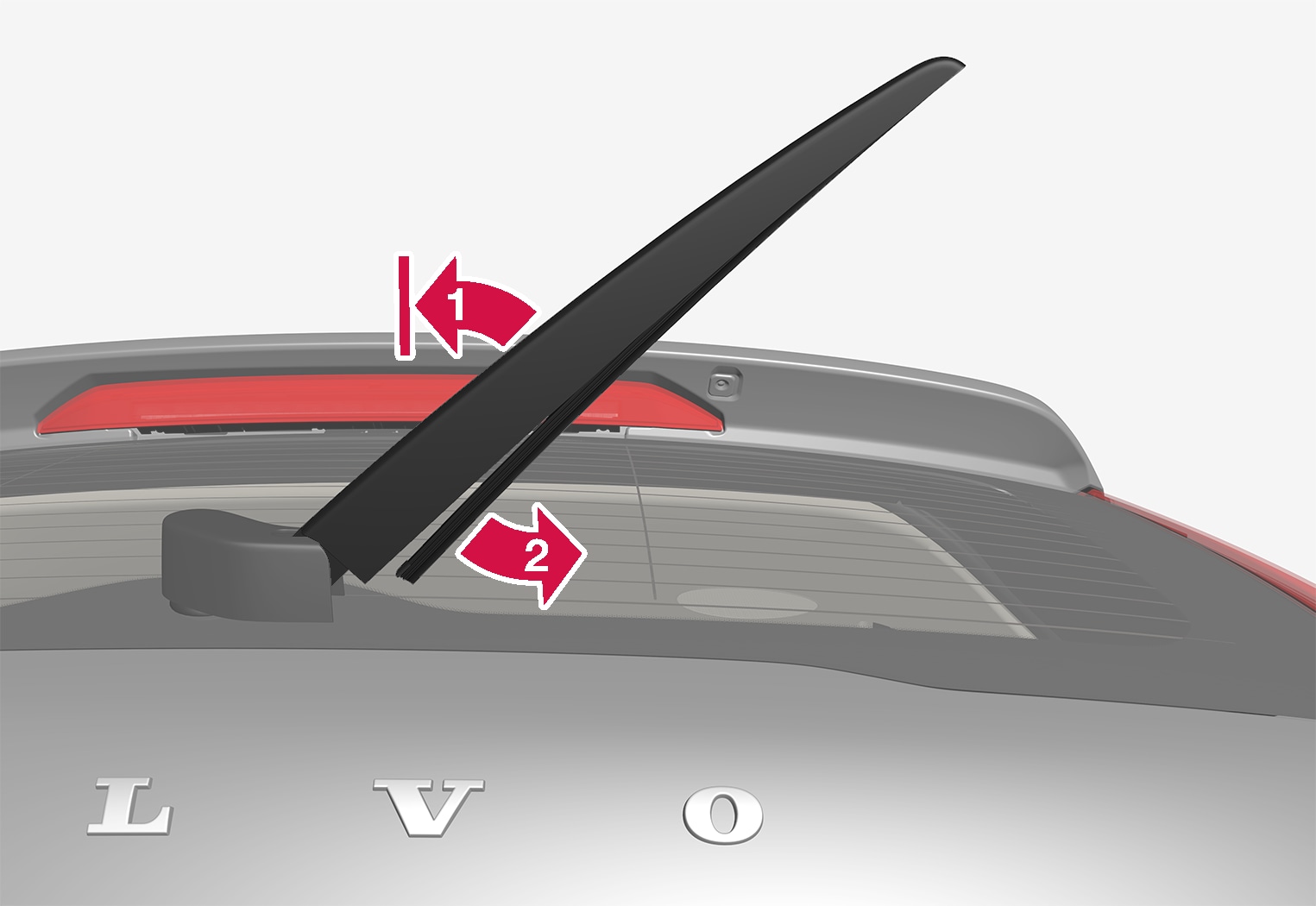 XC60 テールゲートウインドワイパーブレードの交換 | Volvo Support JP
