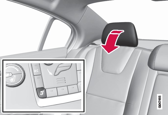 Siedzenia, Tylne | Siedzenia | Wskaźniki, Przełączniki I Urządzenia Sterujące | S60 2014 | Pomoc Volvo