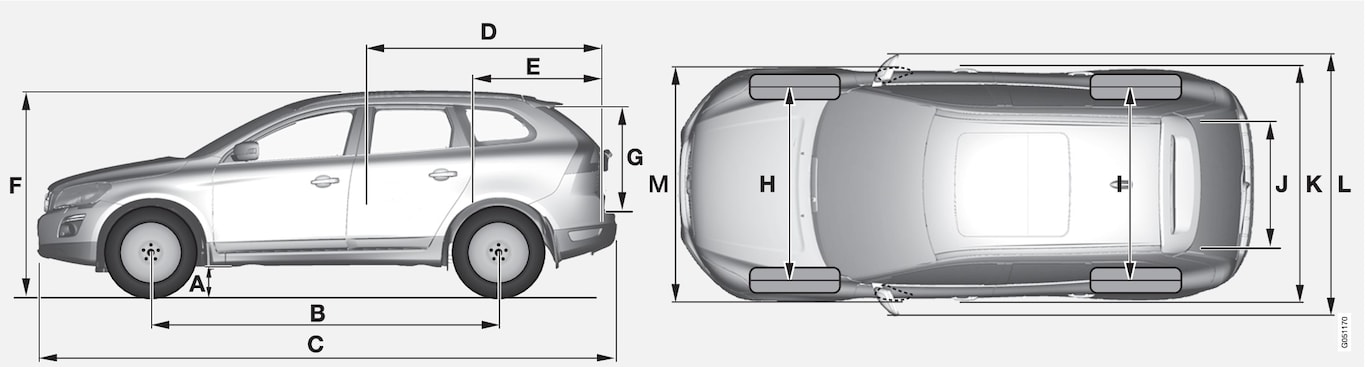 P3-1420-USA-XC60 dimensions with ground clearance