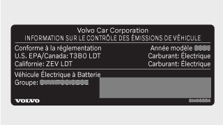 Label Vehicle Emission Control Information