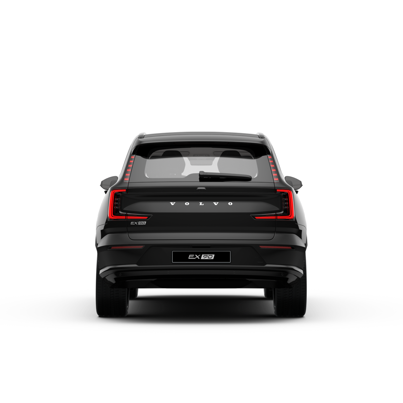 Onyx Black Volvo EX90-ის გვერდითი ექსტერიერი