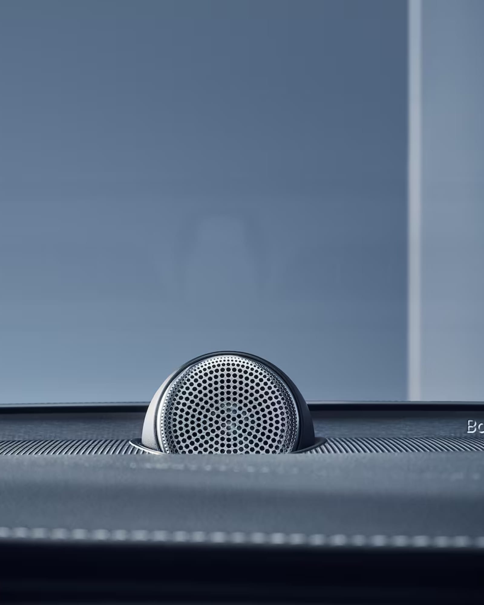 Bowers & Wilkins speakers inside a Volvo S90.