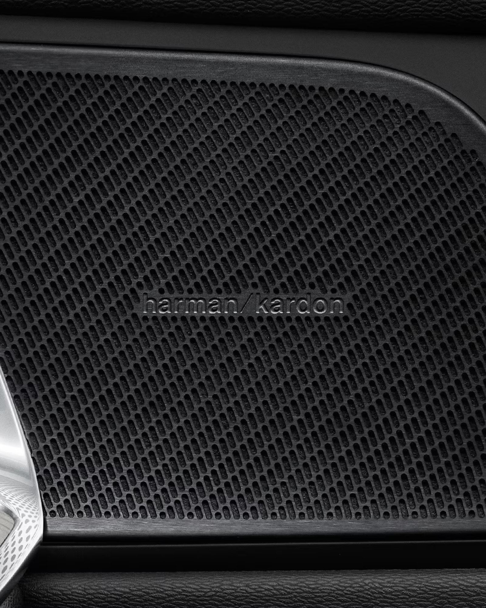 Harman Kardon speakers inside a Volvo V60.