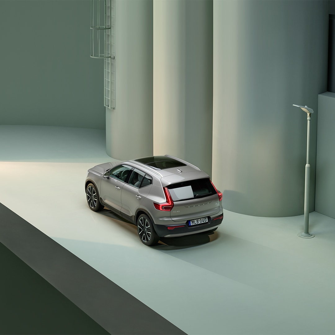 Design detail of the Volvo XC40 SUV.