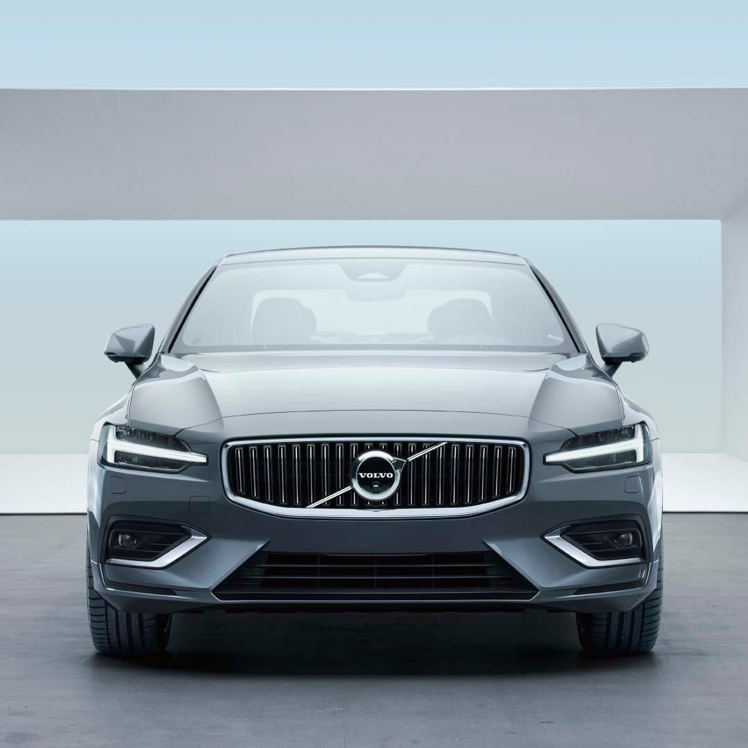 Exterior front of the Volvo S60 mild hybrid.