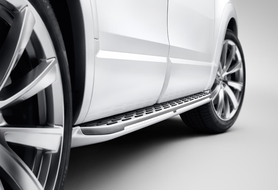 Volvo XC90 in Crystal White Freisteller - Detailschuss