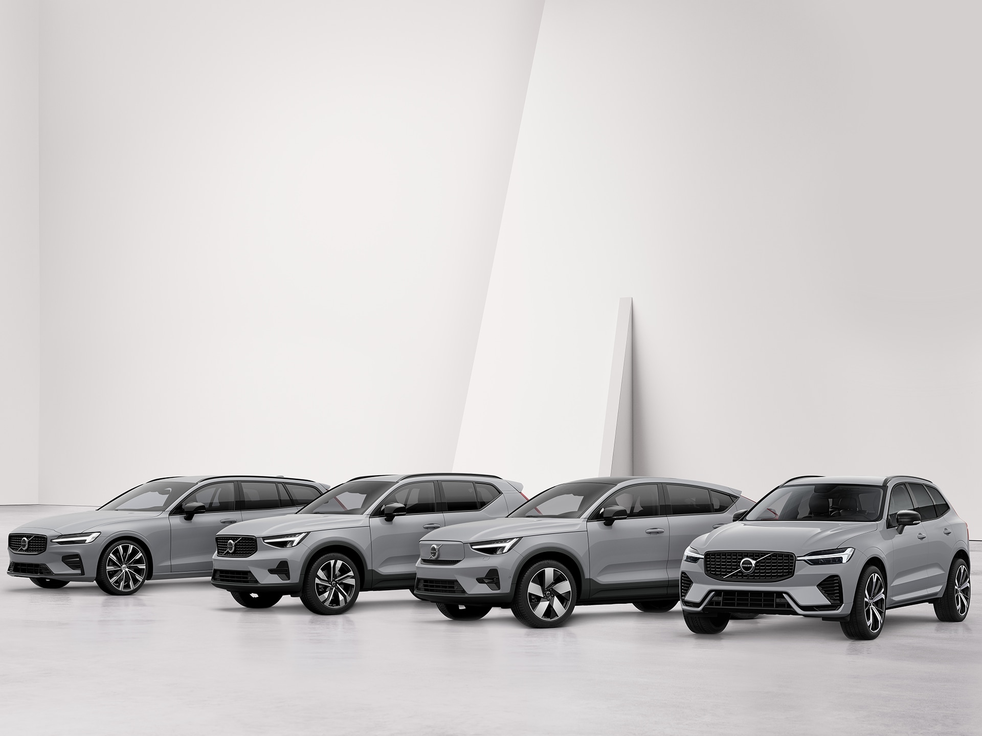 Die vier Volvo Business Editions.