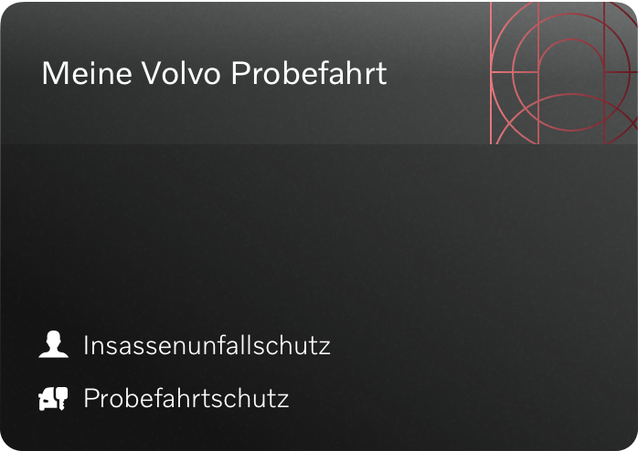 Card Meine Volvo Probefahrt