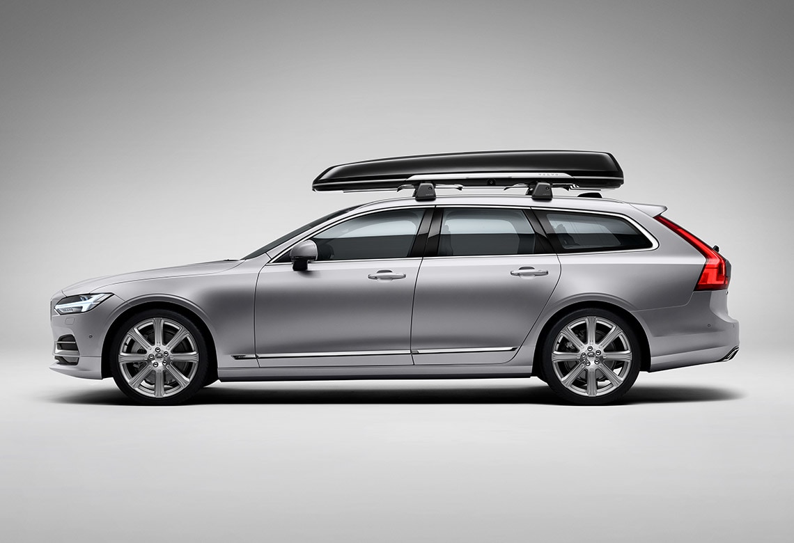 Volvo V90 mit Dachbox