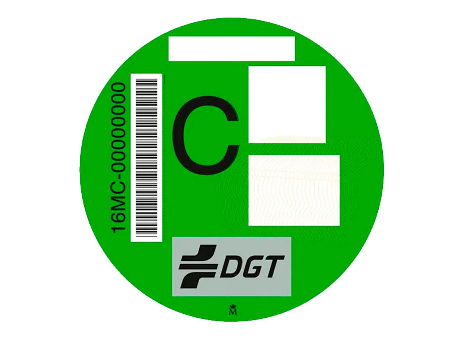 DGT - Etiqueta ambiental C (Verde)
