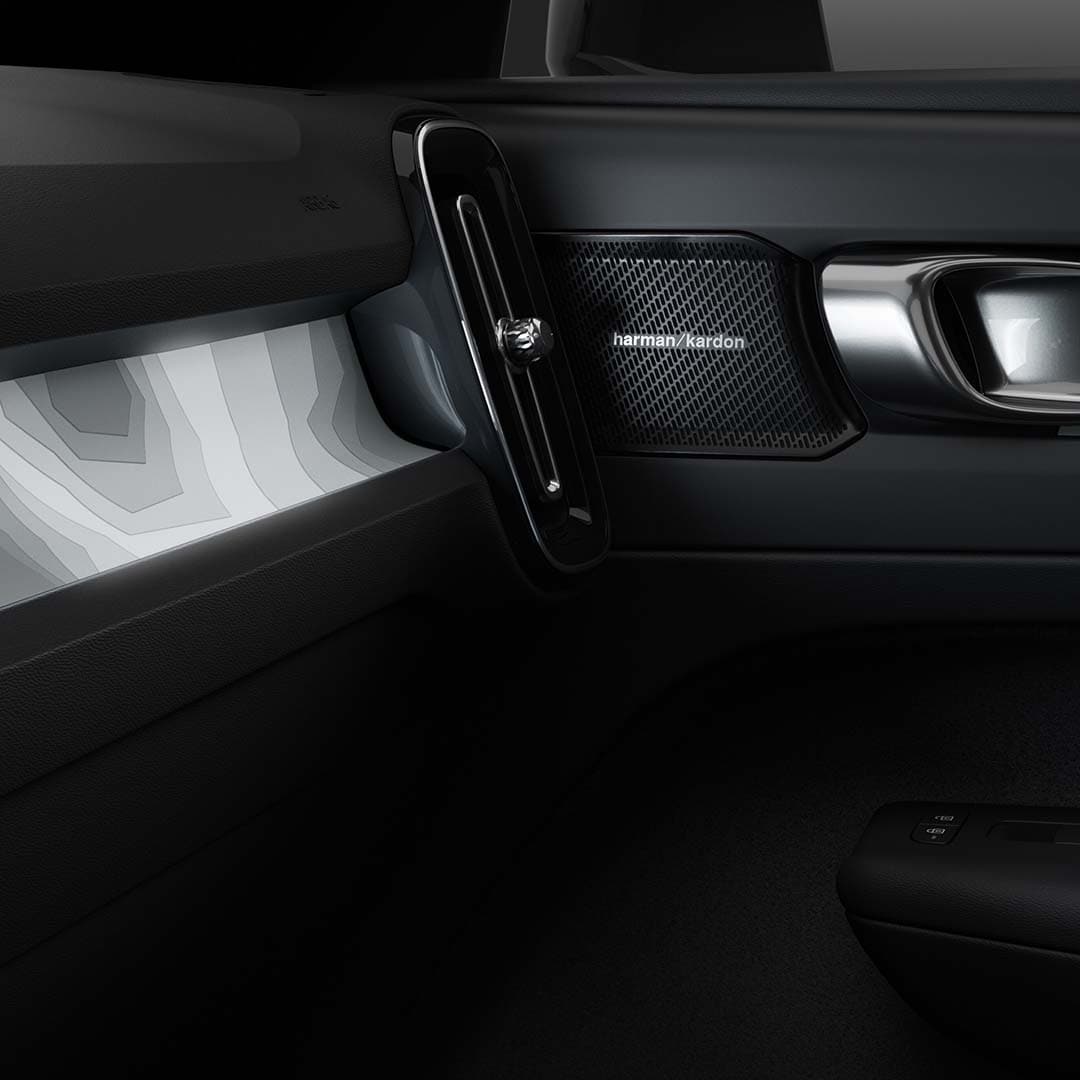 รายละเอียดการออกแบบภายในของ Volvo XC40 Recharge ปลั๊กอินไฮบริด